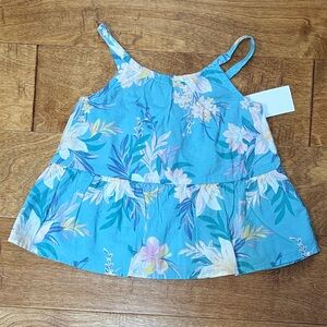 NEW WITH TAGS! Toddler Girls OshKosh B’Gosh Bow-Back Tank Top - 4T - Open Back